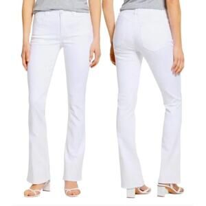 Wit & Wisdom "Ab"solution Itty Bitty Boot Jeansin Optic White NWT Size 14